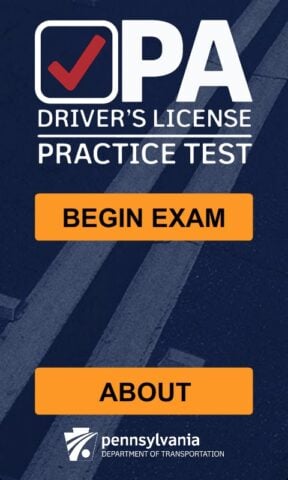 PA Driver’s Practice Test สำหรับ Android