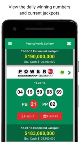 PA Lottery Official App untuk Android