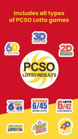 PCSO Lotto Results – Today EZ2 para Android