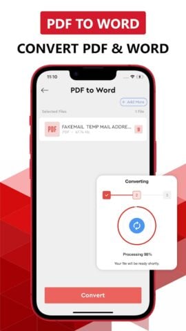 PDF Converter : PDF en Word pour Android