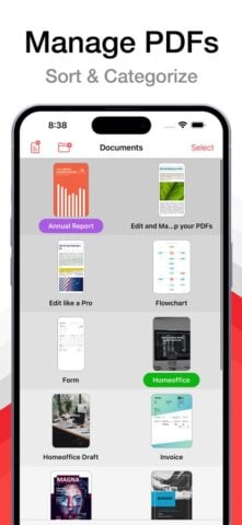 iOS 用 PDF Pro – PDF編集、書き込み、PDF書類の管理