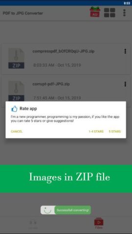 PDF to JPG Converter — JPG to для Android — скриншот 3
