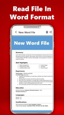 Conversor de PDF para Word para Android