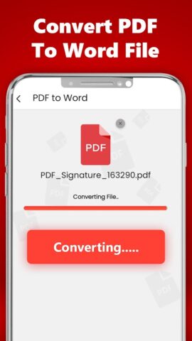 Android 用 PDF to Word Converter App