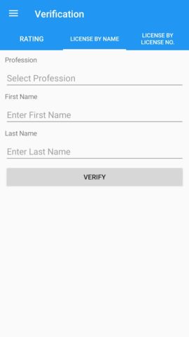 PRC Online Verification System for Android