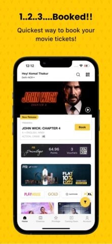 iOS için PVR Cinemas – Movie Tickets