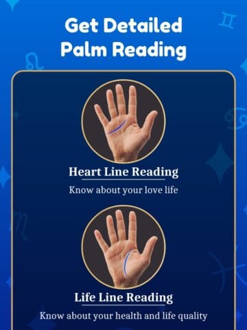 leitura de mao palmas Futureme para iOS