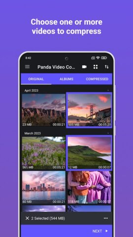Compresseur Vidéo Panda Films pour Android