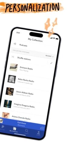 Pandora: Music & Podcasts สำหรับ iOS