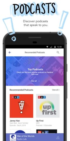 Pandora – Music & Podcasts لنظام Android