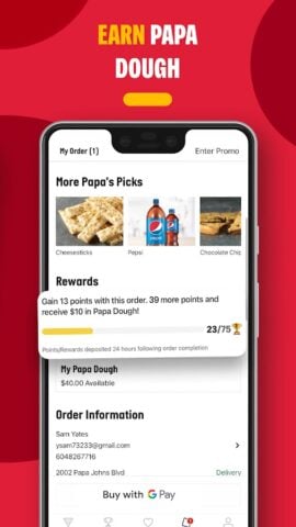 Android için Papa Johns Pizza & Delivery