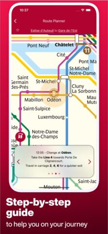 Paris Metro Map and Routes para iOS