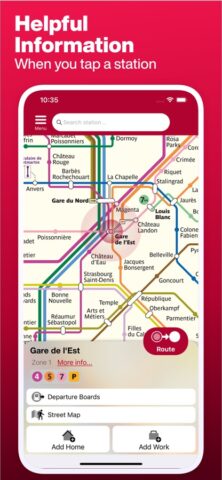 Paris Metro Map and Routes per iOS