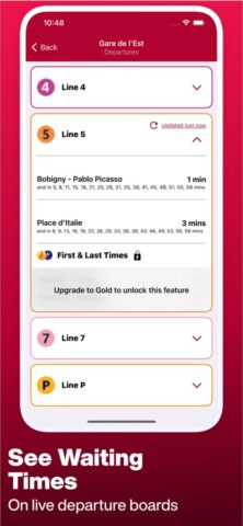 Paris Metro Map and Routes สำหรับ iOS