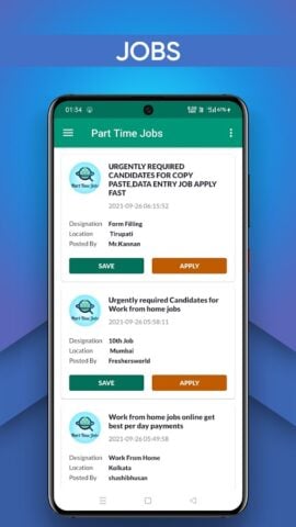 Part Time Job : Work at Home per Android