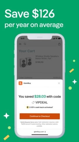 PayPal Honey: Coupons, Rewards untuk Android