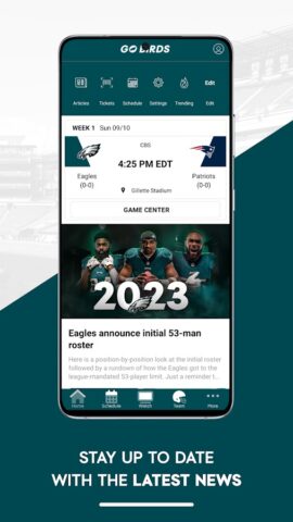Philadelphia Eagles สำหรับ Android