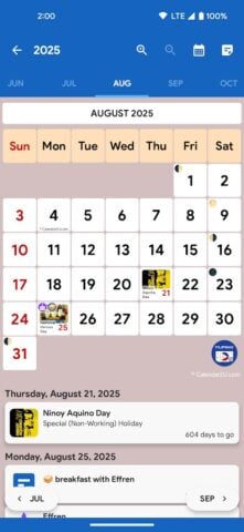 Philippines Calendar 2024 لنظام Android