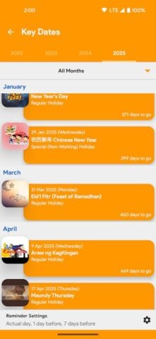 Android için Philippines Calendar 2024