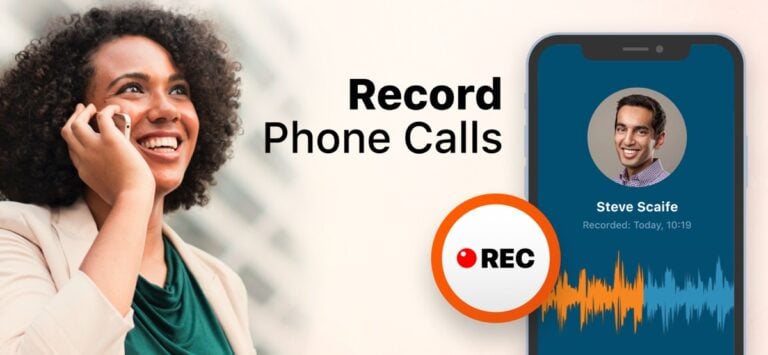 Record phone conversation cho iOS