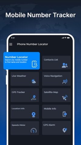 Localizador de números para Android