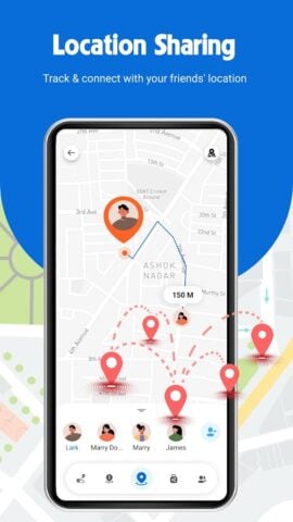 Localizador celular de GPS para Android