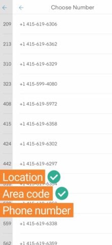 Phoner: Text+Call+Phone Number para iOS