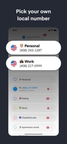 Phoner: Text+Call+Phone Number für iOS