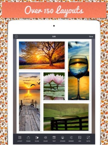 Crear Collage y edición fotos para iOS