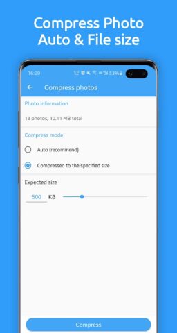 Photo Compressor and Resizer for Android