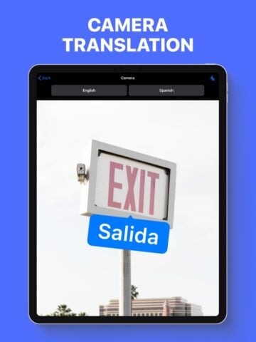 Traductor Camara para iOS