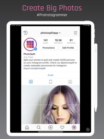 PhotoSplit for Instagram para iOS