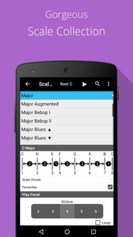 Android 用 ピアノ コンパニオン:ピアノコードと音階の辞書