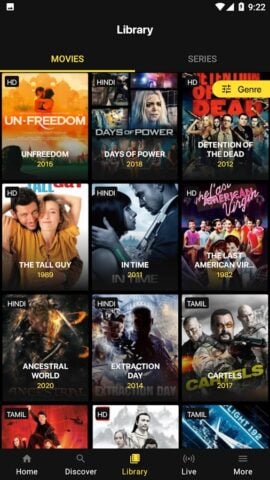 Picasso: Live TV, Movie & Show لنظام Android