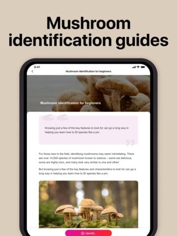 Picture Mushroom: Fungi finder untuk iOS