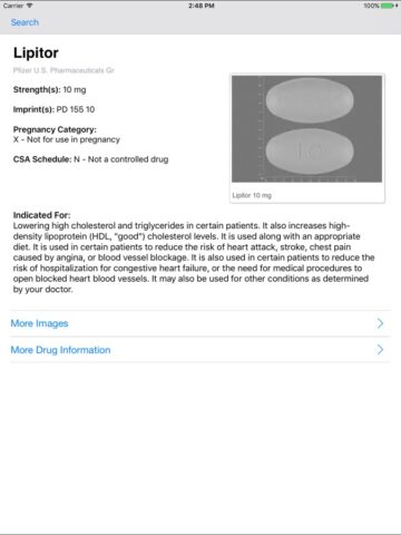 Pill Identifier by Drugs.com pour iOS