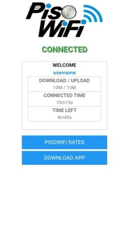 Android için PisoWIFI Manager