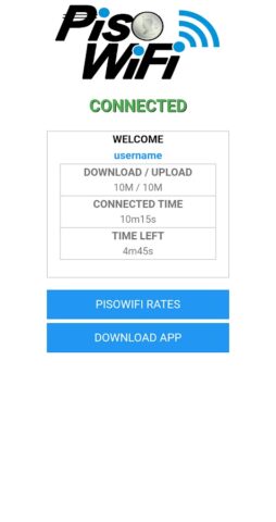 PisoWIFI Manager สำหรับ Android