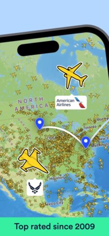 iOS용 Plane Finder ⁃ Flight Tracker