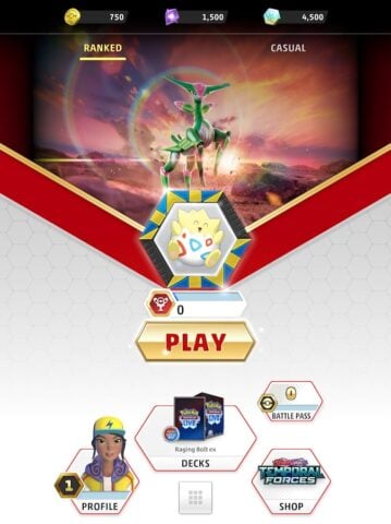 Android için Pokémon TCG Live