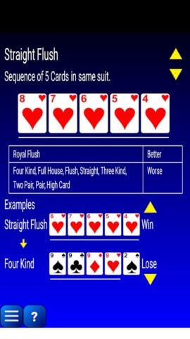 Покерные руки для Android