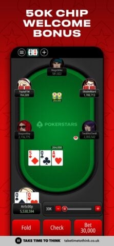 PokerStars Play Money Poker para iOS