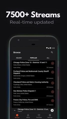 Police Scanner — Live Radio для Android