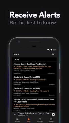 Android 版 Police Scanner – 警察電台，實時廣播電台