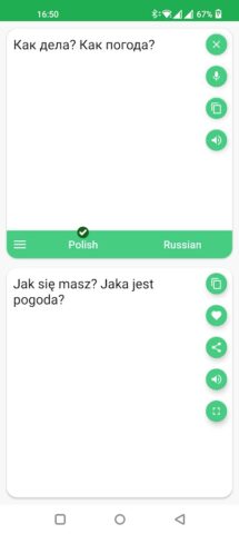Android için Polish – Russian Translator