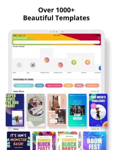 Poster Maker + Flyer Creator for iOS