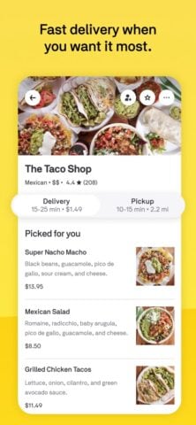 Postmates – Food Delivery cho iOS