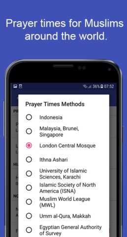 Prayer Times Malaysia : Qibla, cho Android
