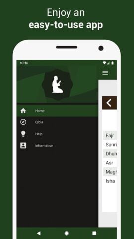 Android için Namaz Vakitleri: Kıble ve Ezan