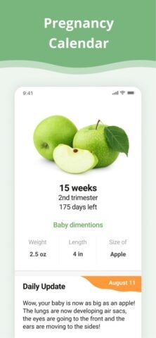 Pregnancy App. for iOS